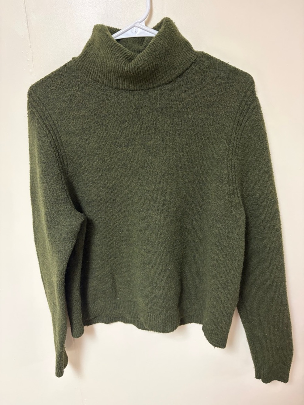 a new day Olive Green Turtleneck Sweater - Cozy Knit Pullover